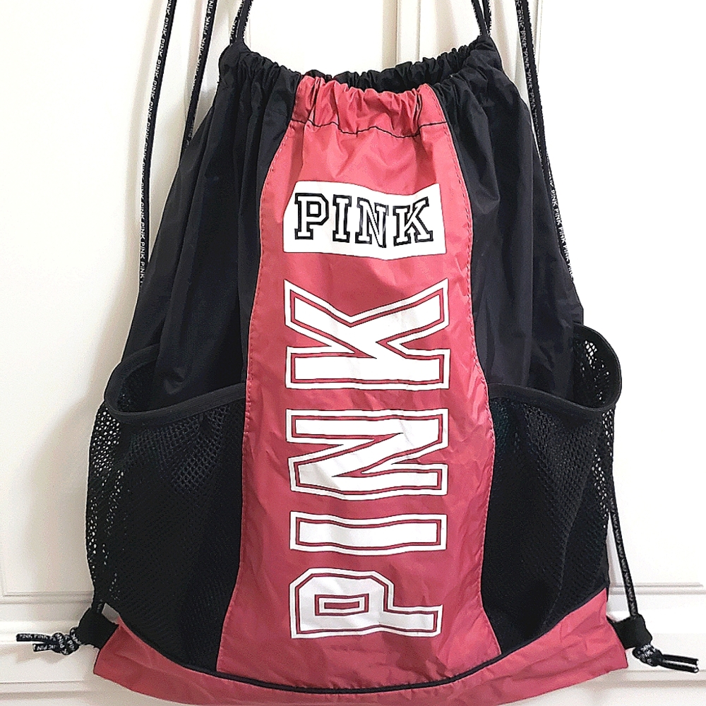 Victoria's Secret pull string backpack bag - Picture 11 of 13